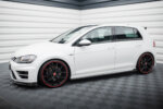 Maxton Side Skirts Diffusers V.3 + Flaps Volkswagen Golf R / R-Line Mk7