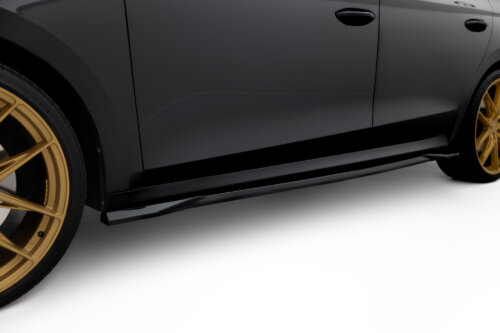 Maxton side skirt diffusers V.3 for Skoda Octavia RS Liftback / Combi Mk4 Facelift