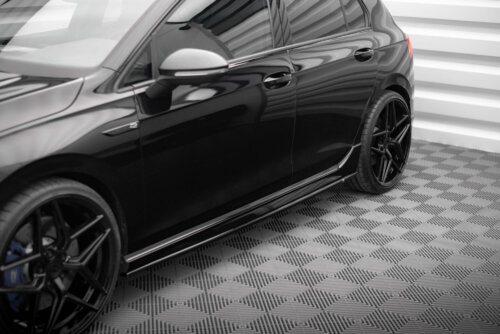 Maxton side skirt diffusers V.3 for Volkswagen Golf R Hatchback Mk8