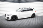 Maxton Side Skirts Diffusers V.4 + Flaps BMW 1 M-Pack / M140i F20 Facelift
