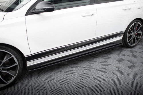 Maxton side skirt diffusers V.4 for Hyundai I30 N / N-Line Hatchback / Fastback Mk3 / Mk3 Facelift