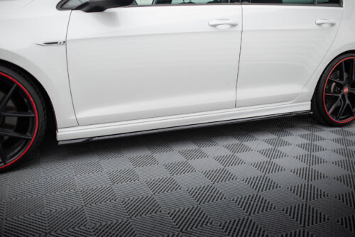 Maxton side skirt diffusers V.4 for Volkswagen Golf R / R-Line Mk7