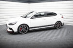 Maxton Side Skirts Diffusers V.5 + Flaps Hyundai I30 N / N-Line Hatchback / Fastback Mk3 / Mk3 Facelift