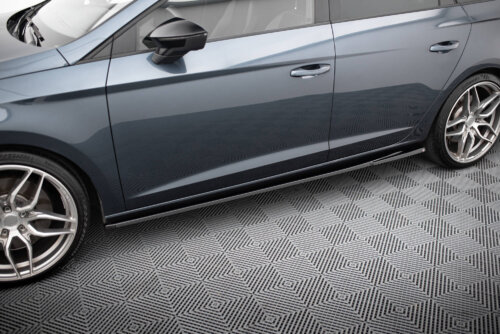 Maxton side skirt diffusers V.5 for Seat Leon Cupra / FR Mk3 / Mk3 Facelift