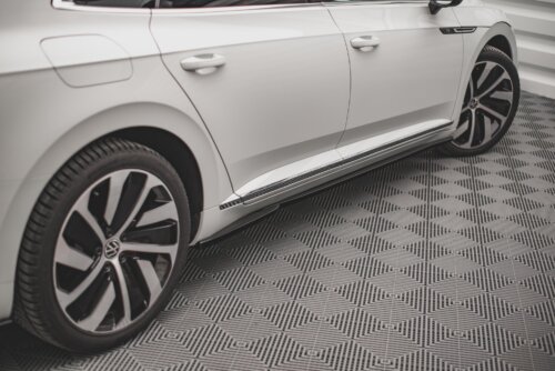 Maxton side skirt diffusers for Volkswagen Arteon R/ R-Line Sedan / Shooting Brake Mk1 Facelift