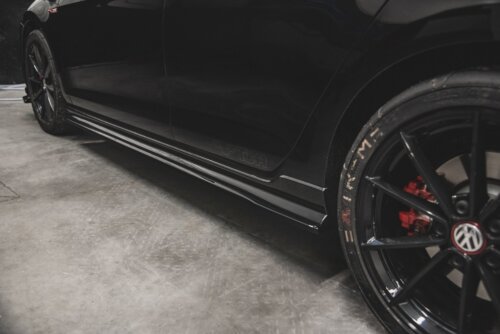 Maxton side skirt diffusers for Volkswagen Golf GTI TCR Mk7