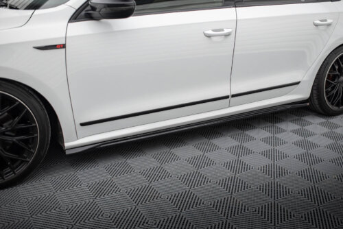 Maxton side skirt diffusers for Volkswagen Passat GT B8 Facelift USA