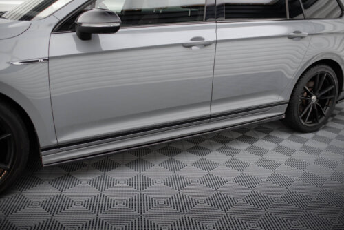 Maxton side skirt diffusers for Volkswagen Passat R-Line B8 Facelift