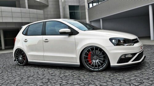 Maxton side skirt diffusers for Volkswagen Polo GTI Mk5 Facelift