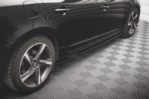 Maxton side skirt diffusers for Volvo S60 Standard / R-Design Mk2 / Mk2 Facelift