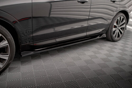 Maxton side skirt diffusers for Volvo XC60 R-Design Mk2 Facelift