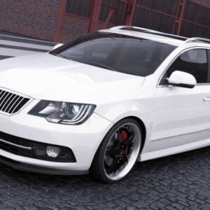Maxton bočni produžeci za Skoda Superb Mk2