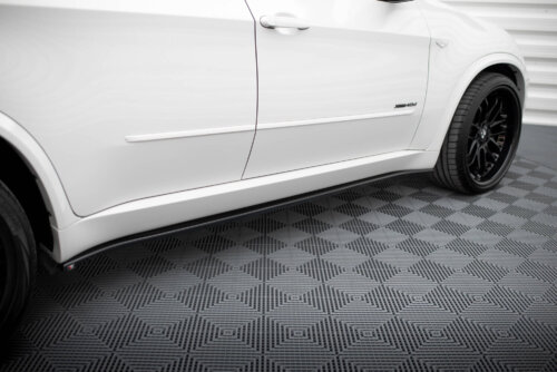 Maxton side skirt diffusers for BMW X5 M-Pack E70 Facelift