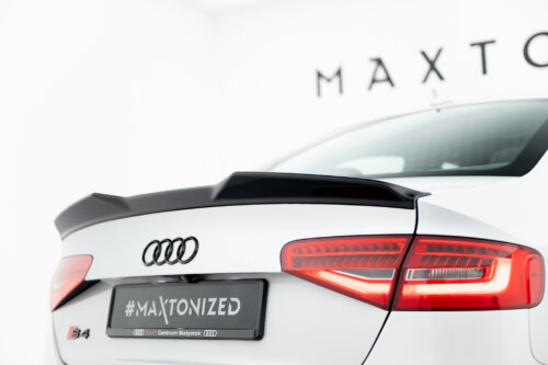 Maxton spoiler extension 3D for Audi S4 Sedan B8 Facelift