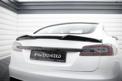 Maxton spoiler extension 3D for Tesla Model S Plaid Mk1 Facelift