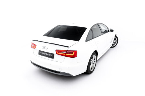 Maxton spoiler extension for Audi A6 / A6 S-line / S6 Sedan C7 Facelift