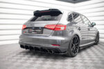 Maxton spoiler extension for Audi S3 / A3 S-Line Sportback 8V