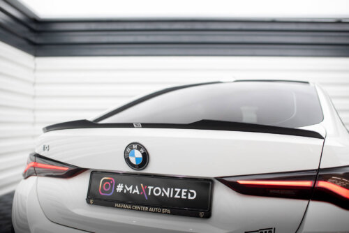 Maxton spoiler extension for BMW i4 / / M440i / 4 Gran Coupe M-Pack G26