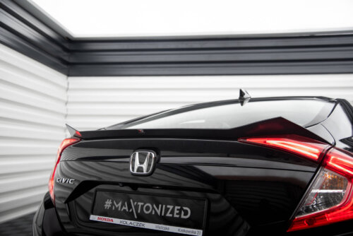 Maxton spoiler extension for Honda Civic Sedan Mk10 / Mk10 Facelift