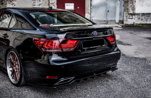 Maxton spoiler extension for Lexus LS Mk4 Facelift