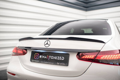 Maxton spoiler extension for Mercedes-Benz E Sedan AMG-Line W213 Facelift