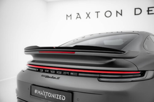 Maxton spoiler extension for Porsche 911 Turbo S Sport Package 992