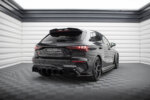 Maxton spoiler extension V.2 for Audi RS3 / S3 / A3 S-Line Sportback 8Y / 8Y Facelift