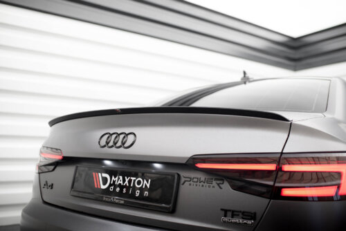 Maxton spoiler extension V.2 for Audi S4 / A4 Standard / S-Line / Competition Sedan B9 / B9 Facelift