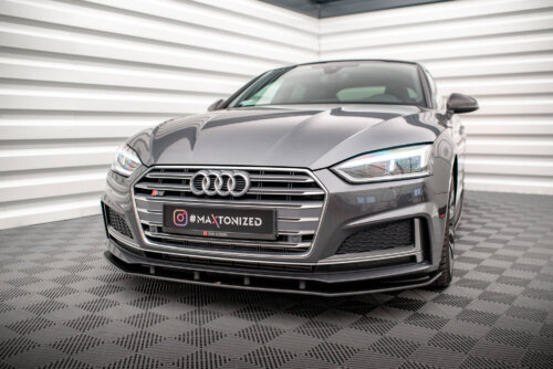 Maxton Street Pro front splitter for Audi A5 S-Line / S5 Coupe / Sportback F5