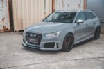Maxton Street Pro front splitter for Audi RS3 8V Sportback