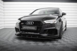 Maxton Street Pro front splitter for Audi RS3 Sedan 8V Facelift