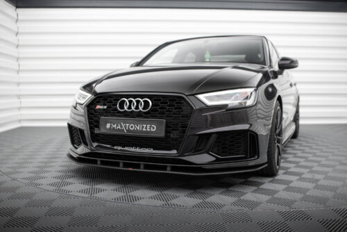 Maxton Street Pro front splitter for Audi RS3 Sedan 8V Facelift