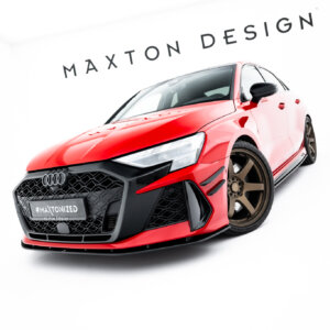 Maxton Street Pro front splitter for Audi RS3 Sedan 8Y Facelift
