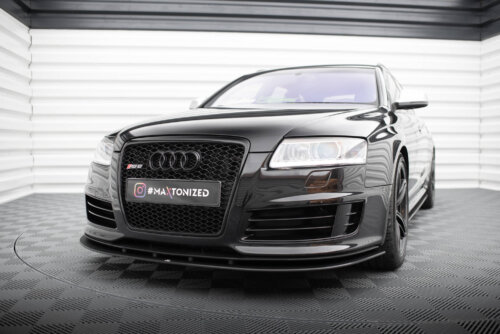 Maxton Street Pro front splitter for Audi RS6 Avant C6