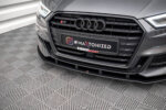 Maxton Street Pro front splitter for Audi S3 / A3 S-Line Sportback 8V Facelift