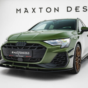 Maxton Street Pro front splitter for Audi S3 Sportback / A3 S-line Sportback 8Y Facelift