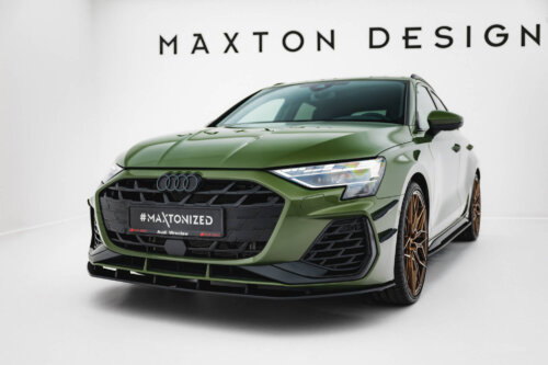 Maxton Street Pro front splitter for Audi S3 Sportback / A3 S-line Sportback 8Y Facelift