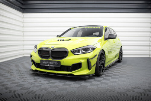 Maxton Street Pro front splitter for BMW 1 M-Pack / M135i / 128ti F40