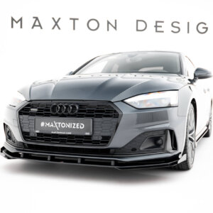Maxton Street Pro front splitter + Flaps for Audi A5 F5 Facelift