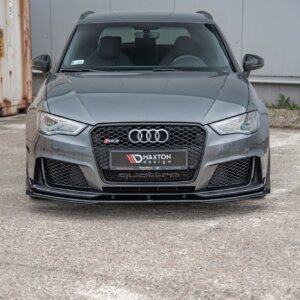 Maxton Street Pro prednji splitter + Flaps za Audi RS3 8V Sportback
