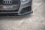 Maxton Street Pro front splitter + Flaps for Audi RS3 8V Sportback