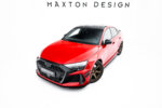 Maxton Street Pro prednji splitter + Flaps za Audi RS3 Sedan 8Y Facelift
