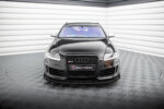 Maxton Street Pro front splitter + Flaps for Audi RS6 Avant C6