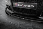 Maxton Street Pro front splitter + Flaps for Audi RS6 Avant C6