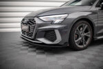 Maxton Street Pro front splitter + Flaps for Audi S3 / A3 S-Line 8Y