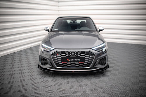 Maxton Street Pro prednji splitter + Flaps za Audi S3 / A3 S-Line 8Y