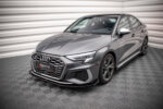 Maxton Street Pro prednji splitter + Flaps za Audi S3 / A3 S-Line 8Y