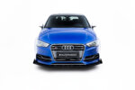 Maxton Street Pro front splitter + Flaps for Audi S3 / A3 S-Line Sedan 8V