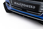 Maxton Street Pro front splitter + Flaps for Audi S3 / A3 S-Line Sedan 8V