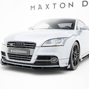 Maxton Street Pro front splitter + Flaps for Audi TT S / TT S-Line 8J Facelift